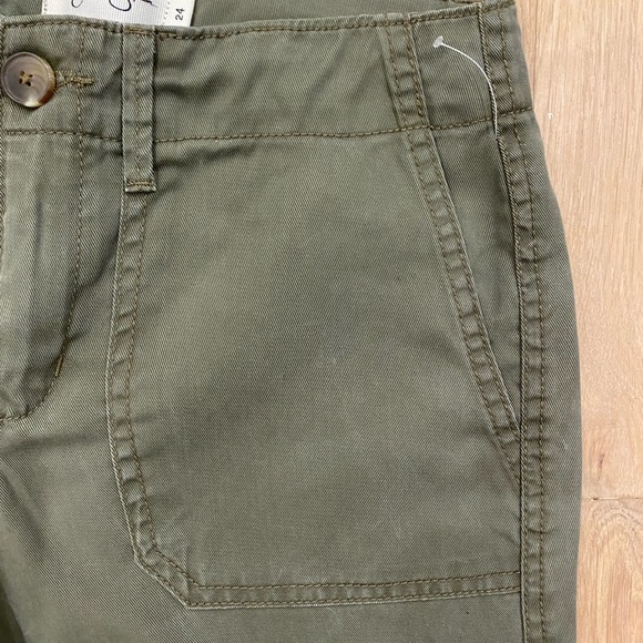 NWOT Jessica Simpson army green jogger pants. Size 24 - Picture 2 of 8